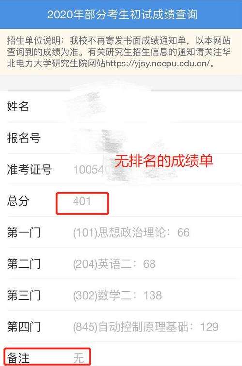 考研初试排名查询